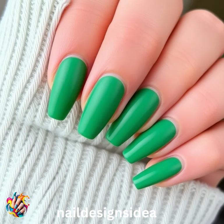 Green nails have become an exciting and stylish trend in the world of manicures.