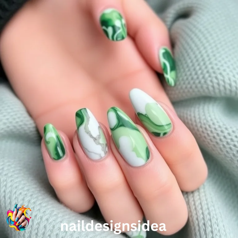 Green nails have become an exciting and stylish trend in the world of manicures.