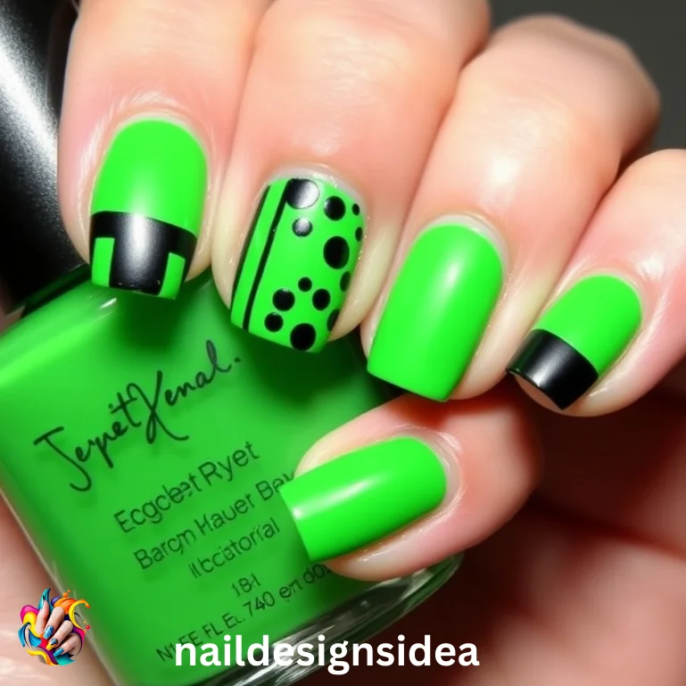 Green nails have become an exciting and stylish trend in the world of manicures.