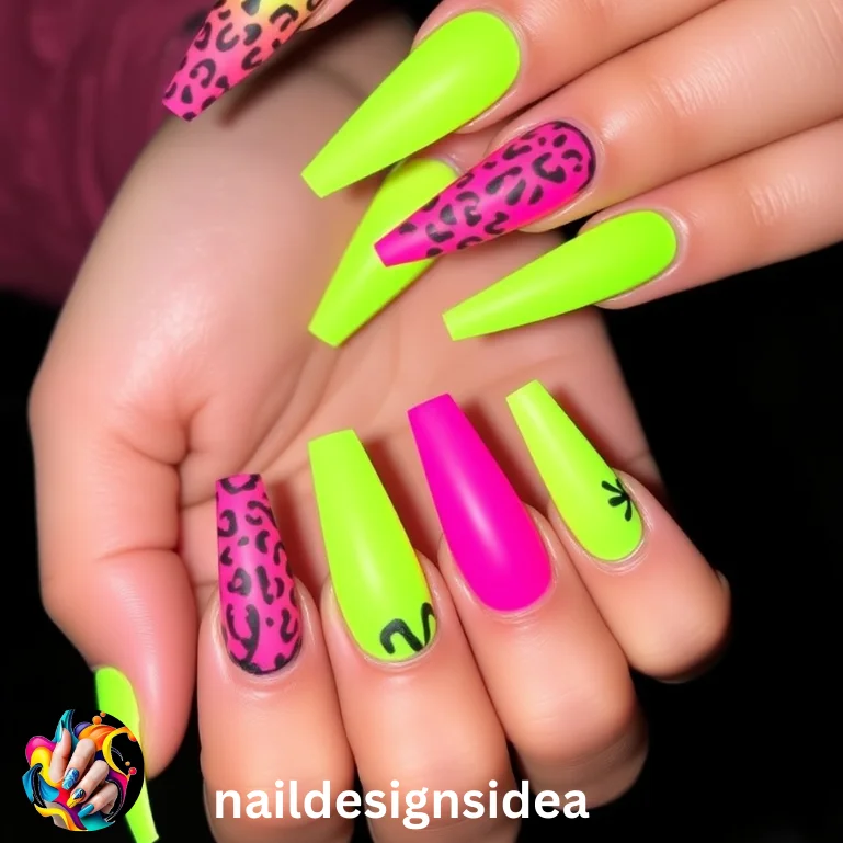 Cute long nails are perfect for those who want to add a touch of playfulness to their style