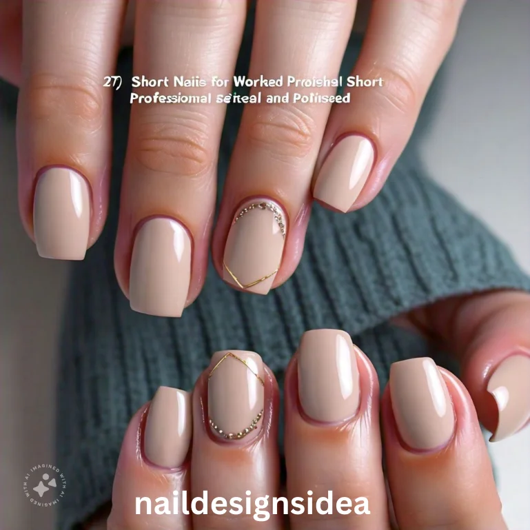 Short nail designs can complement any occasion, whether a business meeting, a casual day out, or a night on the town. 