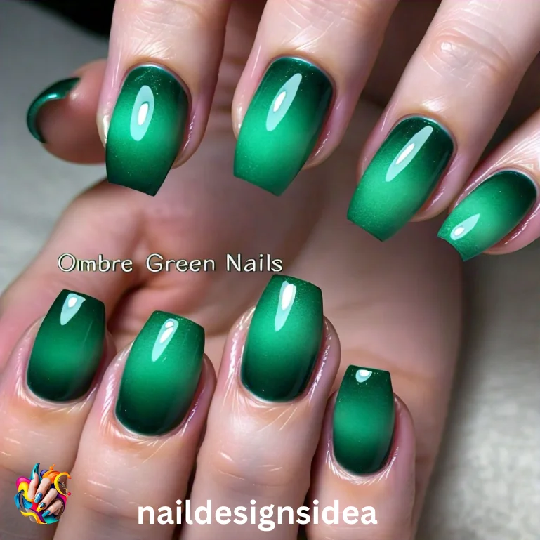 Green nails have become an exciting and stylish trend in the world of manicures.