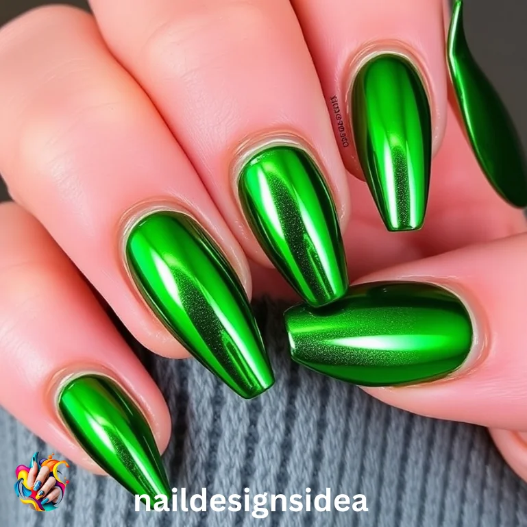 Green nails have become an exciting and stylish trend in the world of manicures.