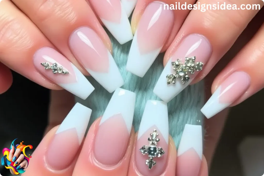 Acrylic French Tip Nails