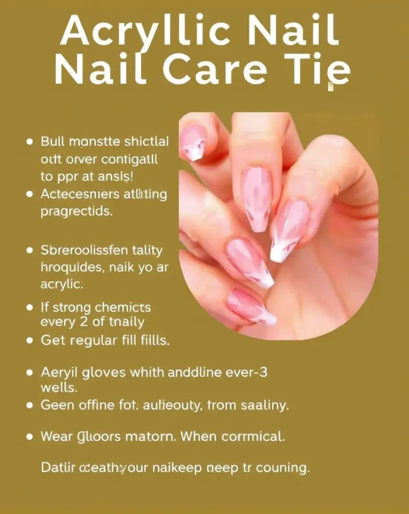 Acrylic Nail Care Tips