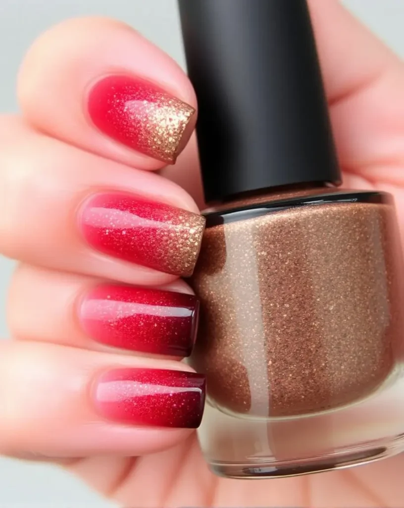 Cherry Maestro Glitter Ombre