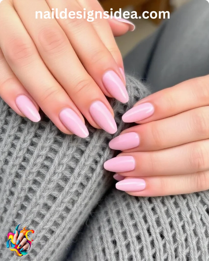 Chic Pastel Pink Nails