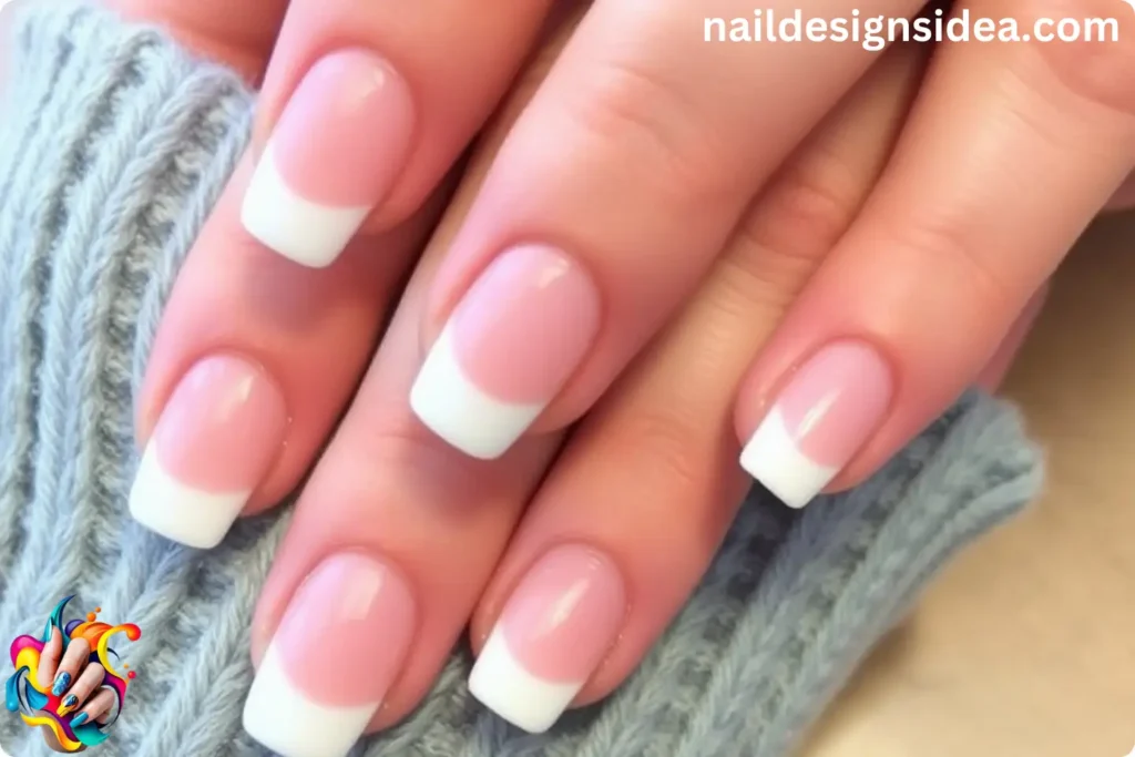 Classy French Tip Nails