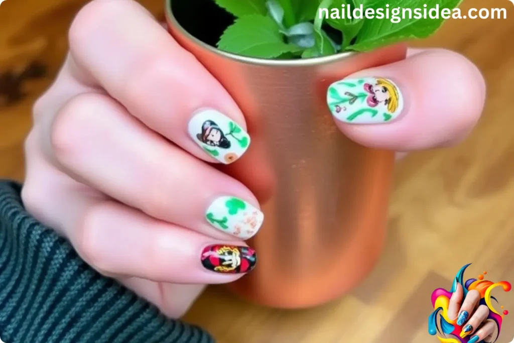 DIY Moscow Mule Nail Design Ideas