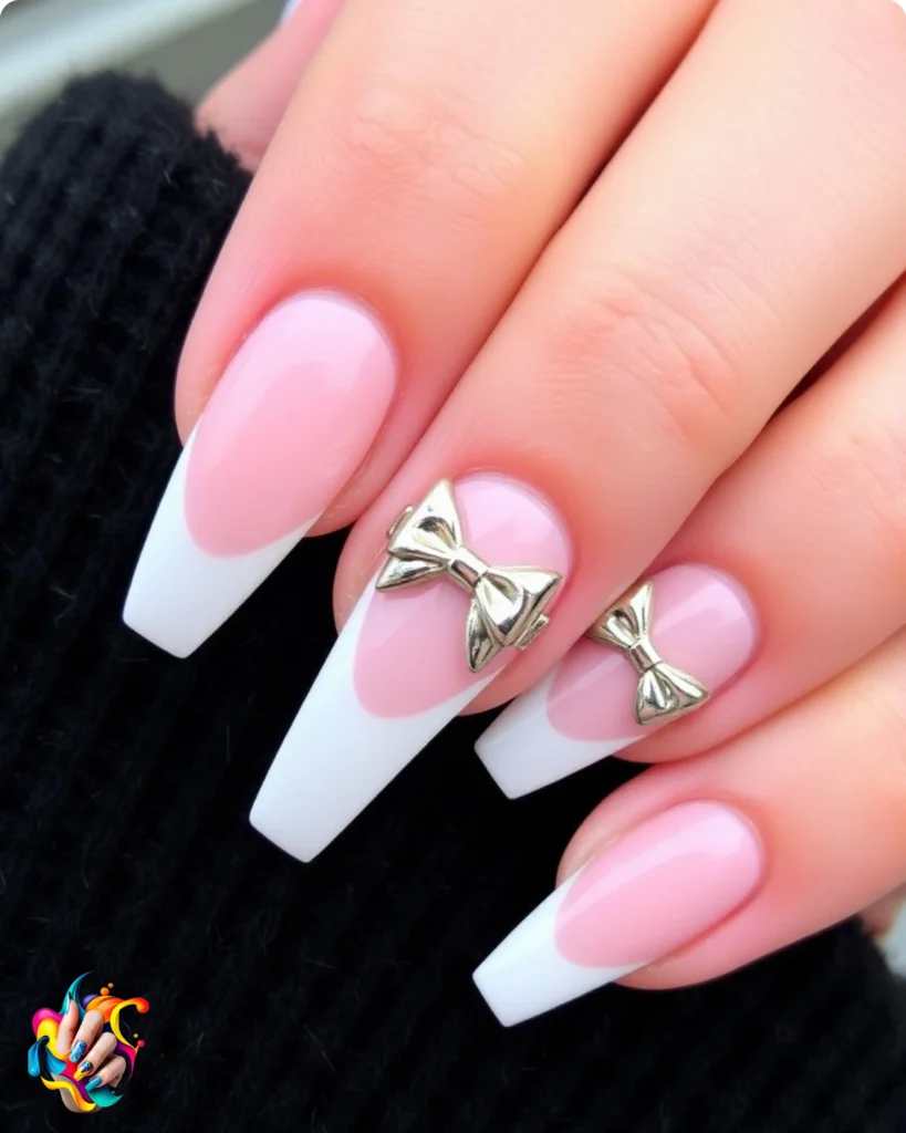 Elegant Bow Nail Designs  