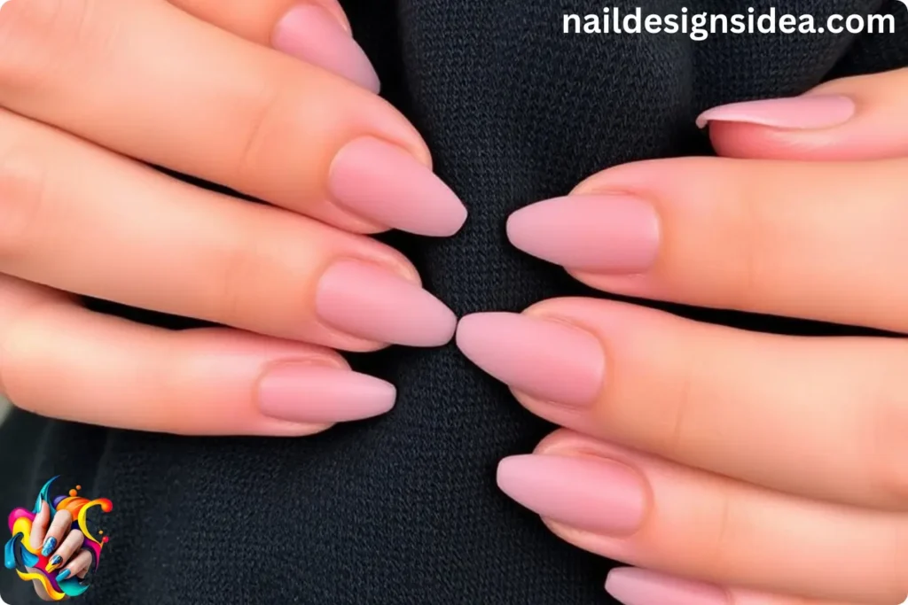 Matte Finish Modern Acrylic Nails