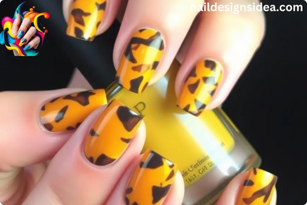 Ombre Tortoise Shell Nail Ideas