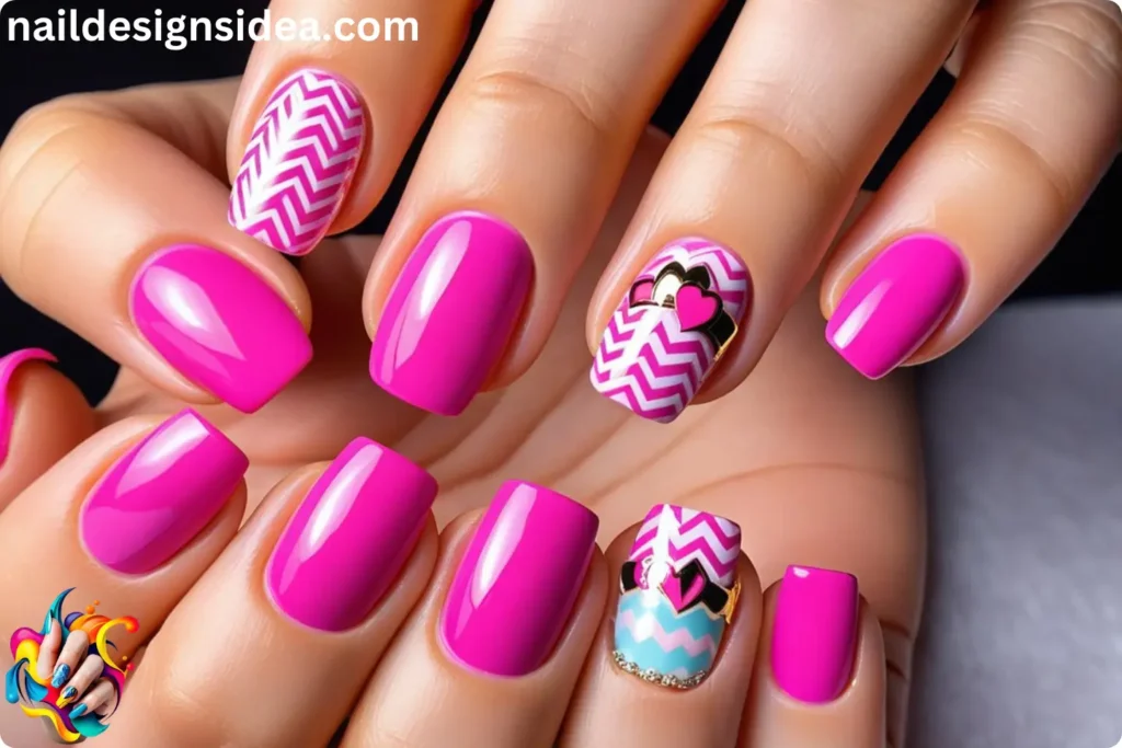 Pink Nail Colors Ideas for All Women- Girls and Babies