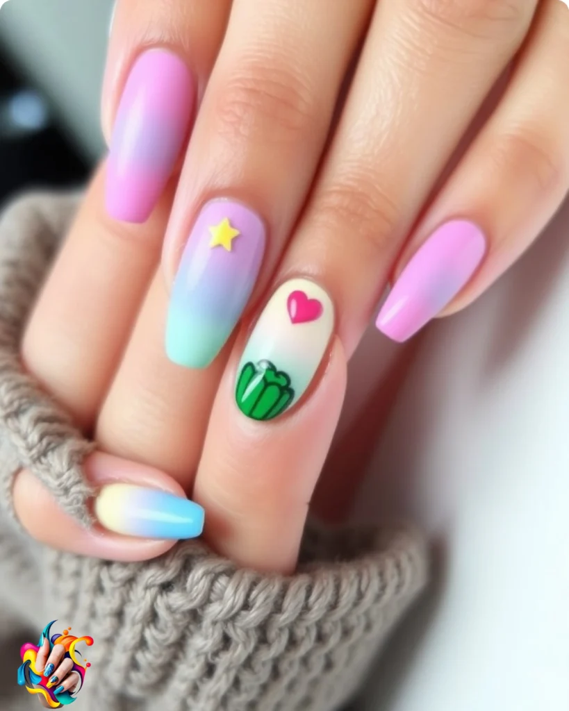 Pretty Ombre Nails