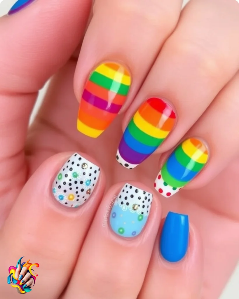 Rainbow Nail Ideas