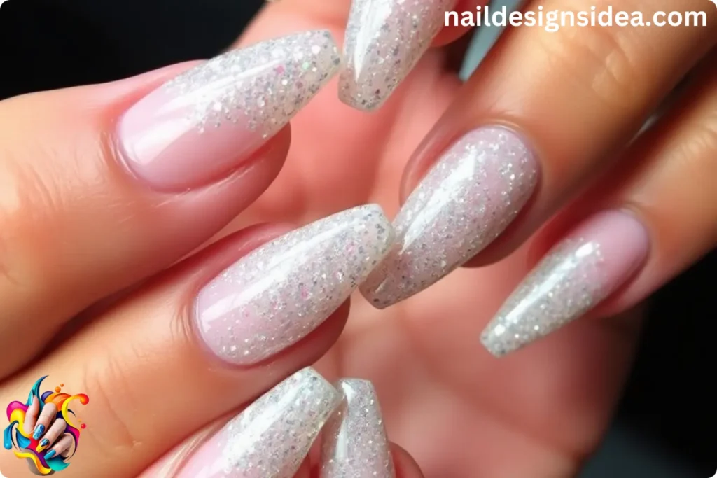 Sparkle Acrylic Nails Explosion