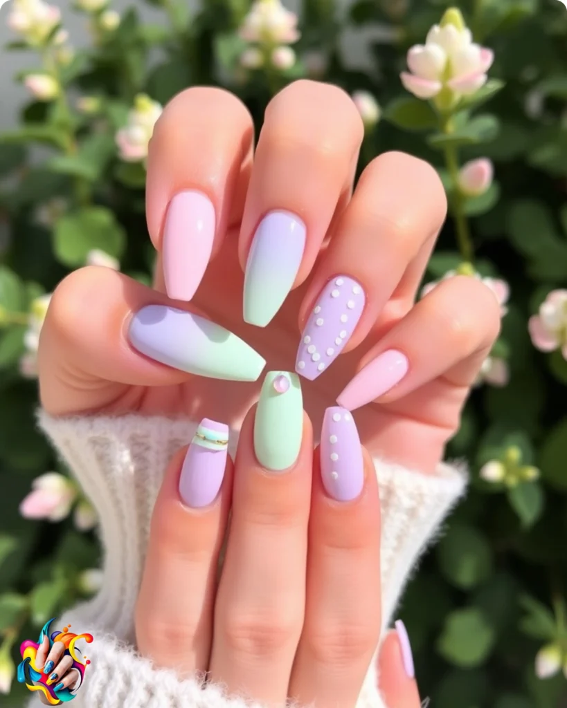 Sweet Pastel Nails Inspo