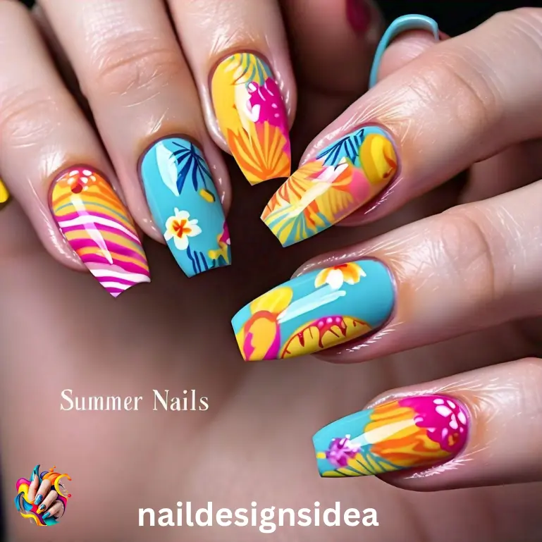 Summer nails are all about fun, creativity, and bold colors.