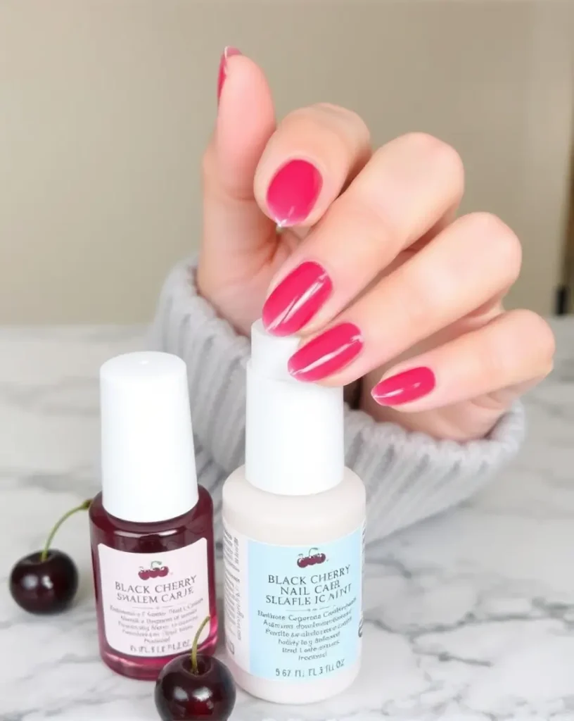 Black Cherry Nail Care Treatments