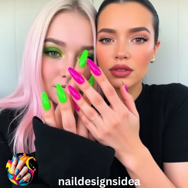 Numerous celebrities, such as Billie Eilish and Kylie Jenner, are well-known for their affinity for striking nail art. 