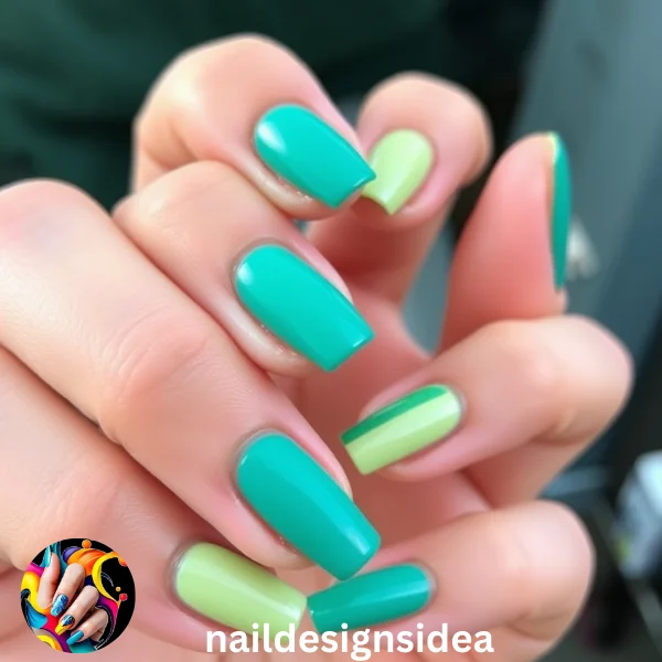 Vibrant nail colors are fashionable now because they add flair and Personality to regular outfits while deviating from conventional, subdued tones. 