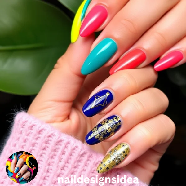 Combining Vibrant Colors to Make a Statement Manicure