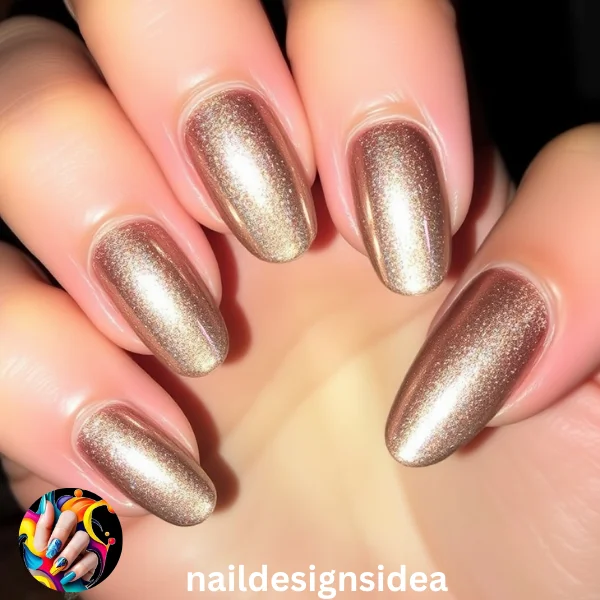 Bold Metallic Nails for a Feel of the Future