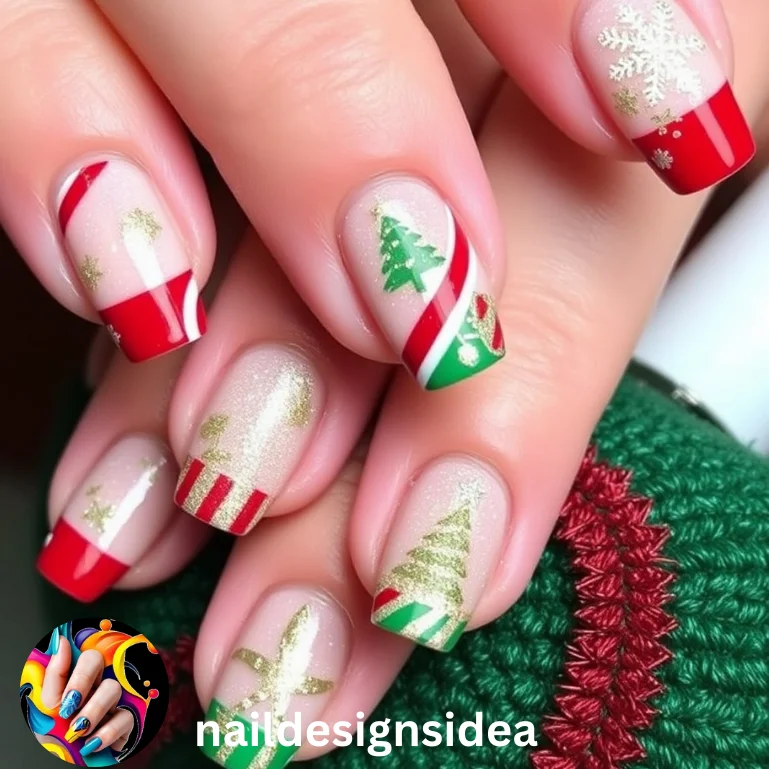 Festive Christmas Nails with Creative Nail Design Ideas for the Holiday Season