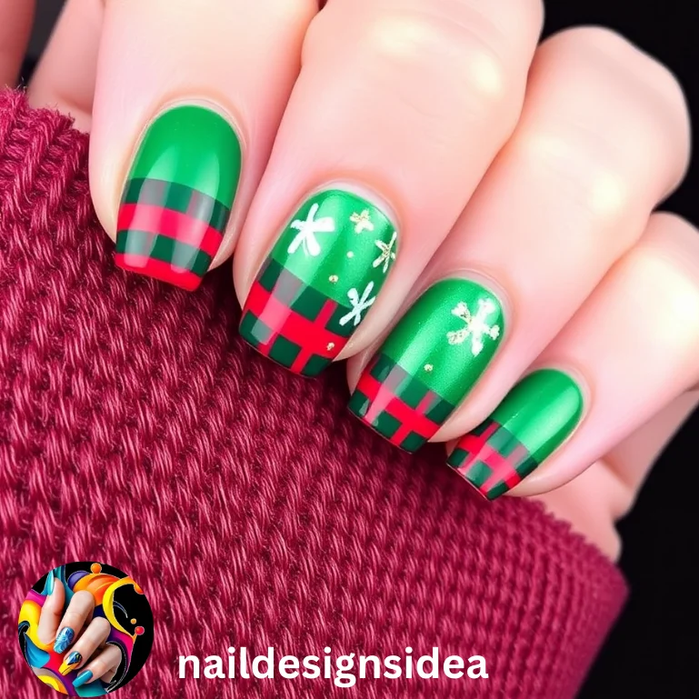 Festive Christmas Nails with Creative Nail Design Ideas for the Holiday Season