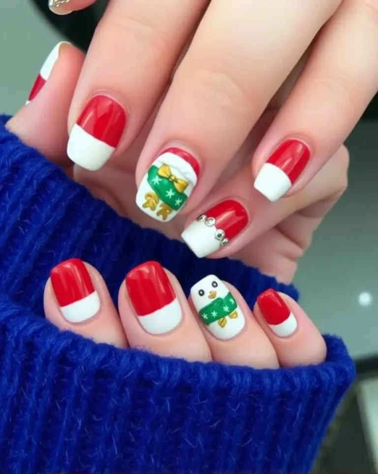 Festive Santa Hat Nail Designs: Unique Nail Ideas for Holidays