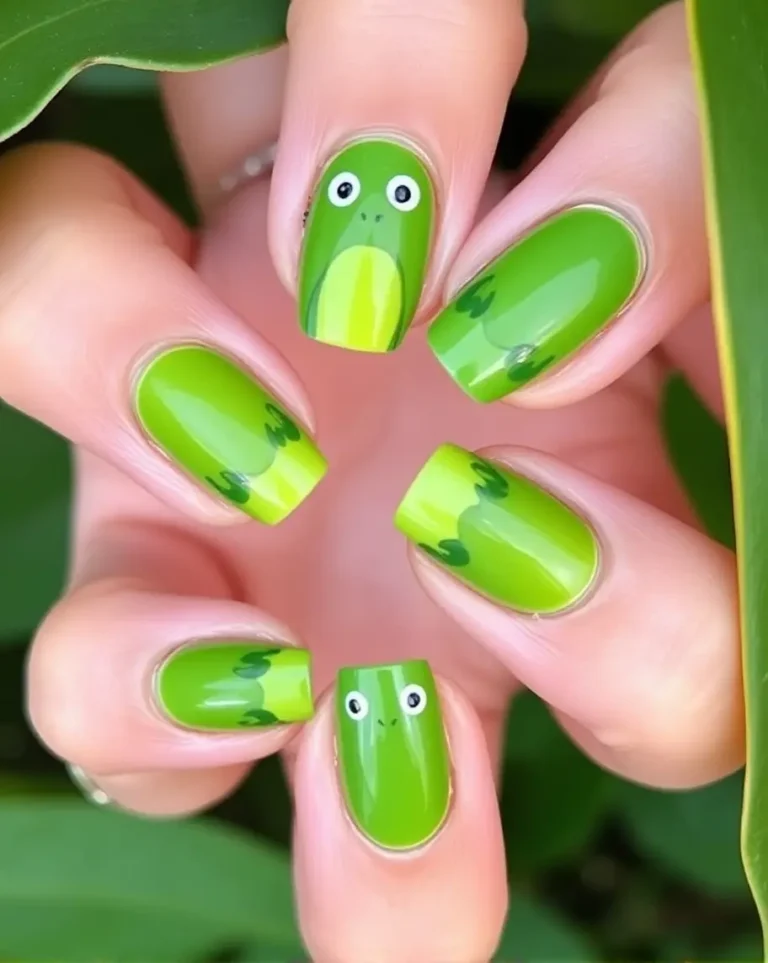 Frog Nail Designs: Nature’s Green Nail Ideas for 2024