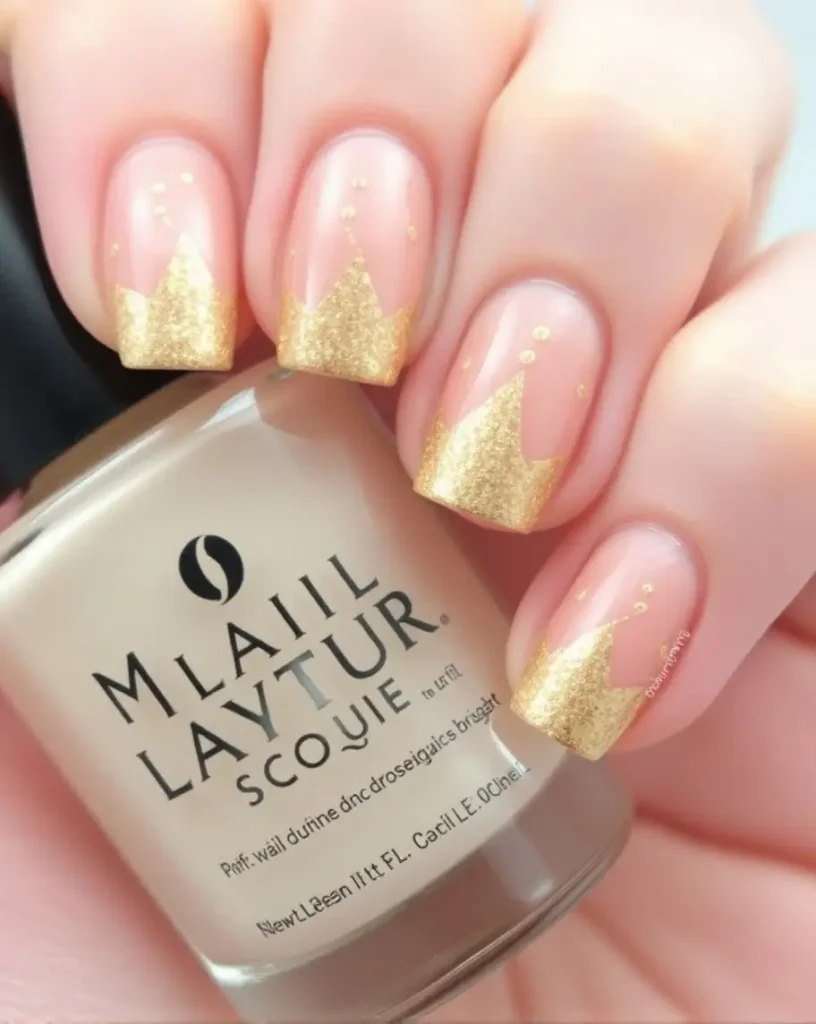 Golden Maple Syrup Nails