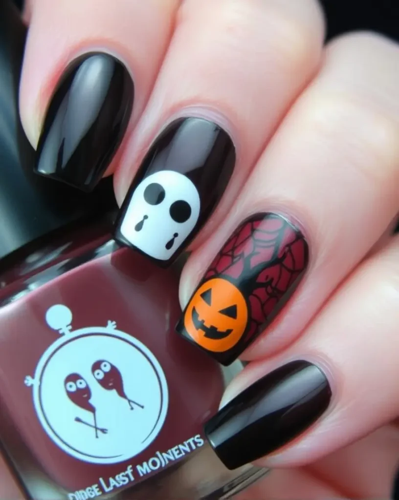 Halloween Last Moments Nail Designs