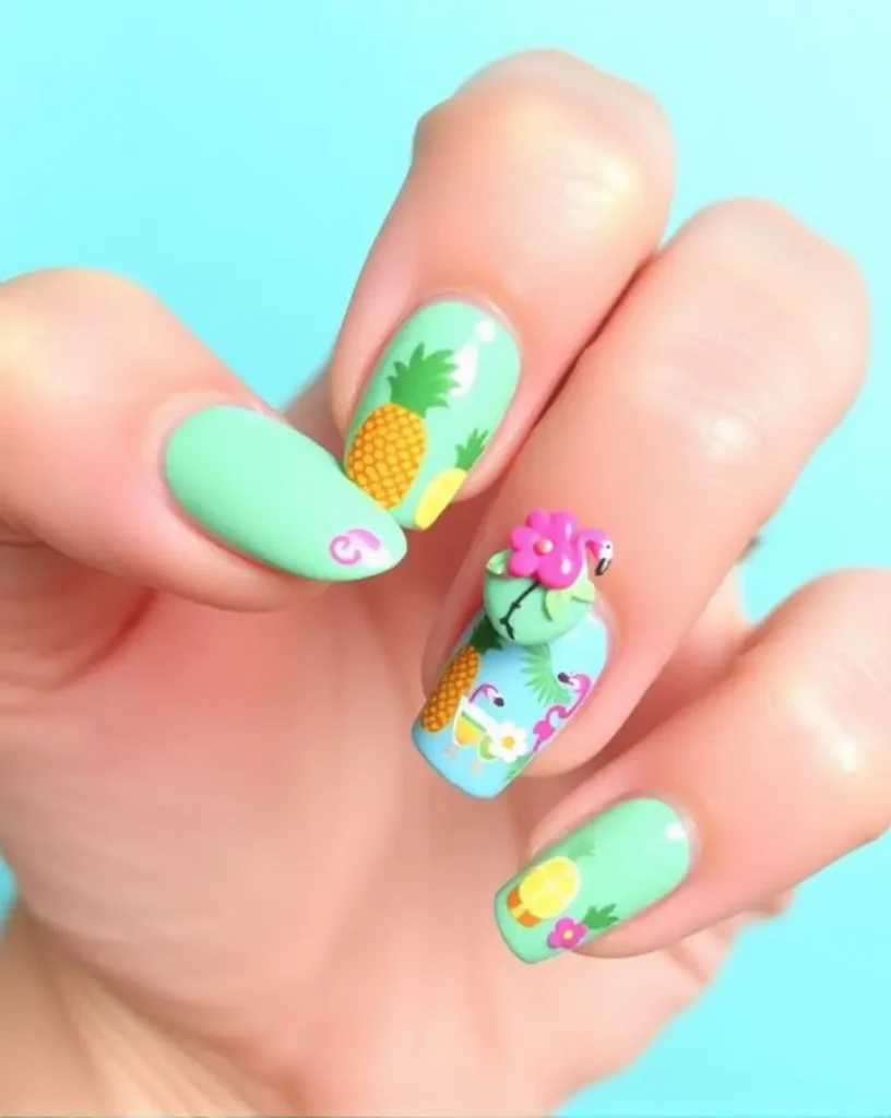 Hawaiian Luau French Tips