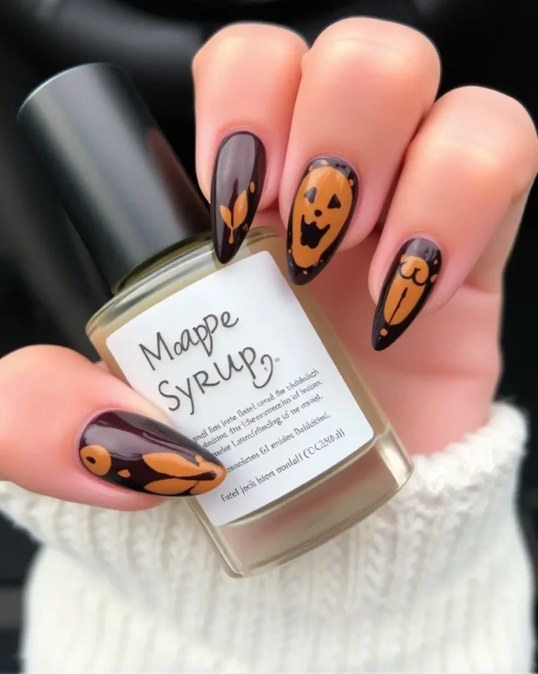 Maple Syrup Nails: Hailey Bieber's Latest Nail Trends in 2024