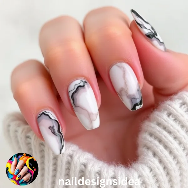 Elevate Your Manicure with Timeless Marble Nail Designs