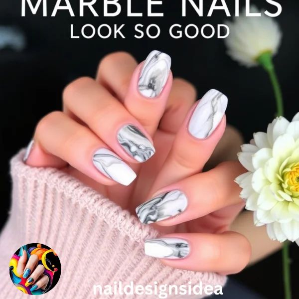 Elevate Your Manicure with Timeless Marble Nail Designs