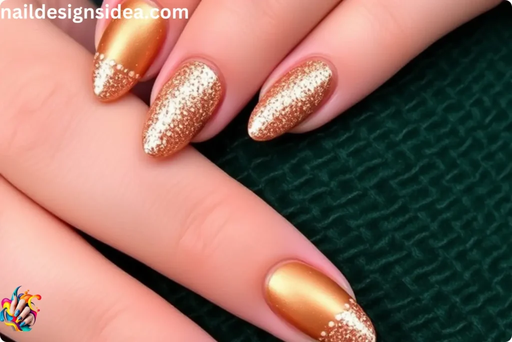 Matte Copper Nail Designs