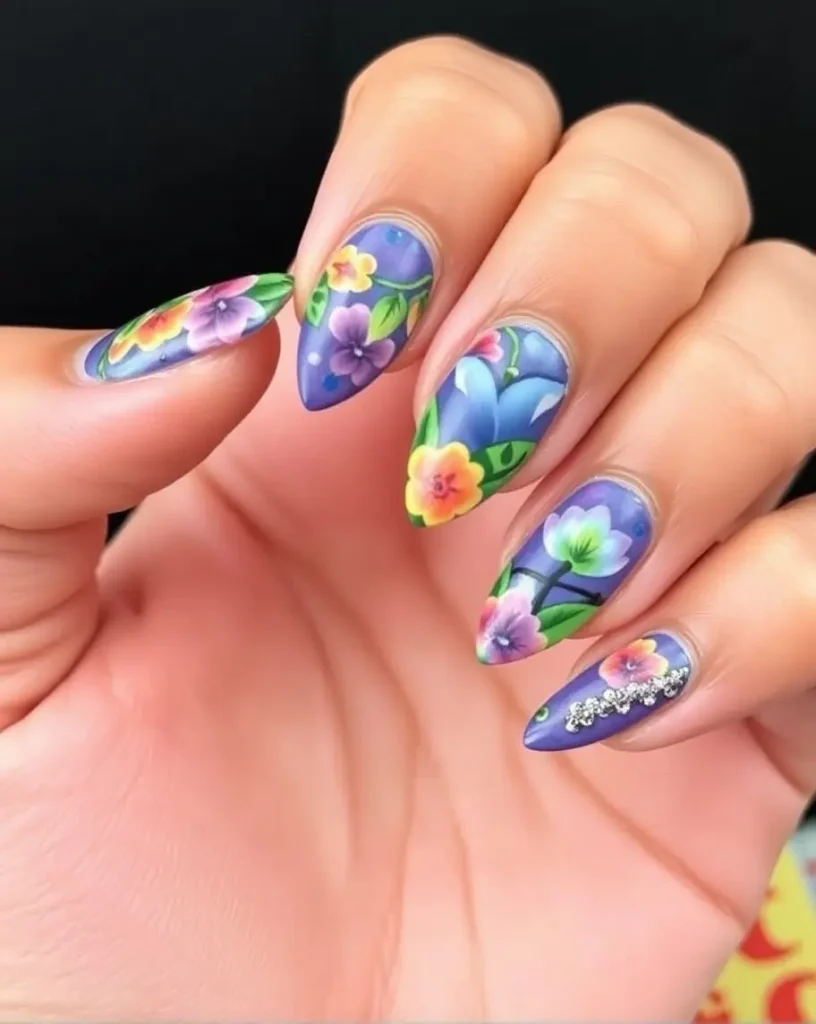 Modern Hawaii Nail Designs for Hawaiian Manicure