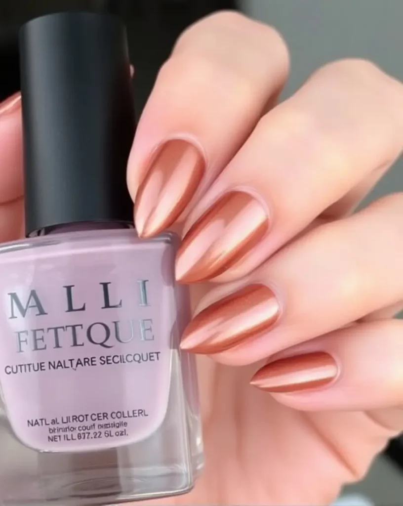 Seasonal Copper Nail Ideas