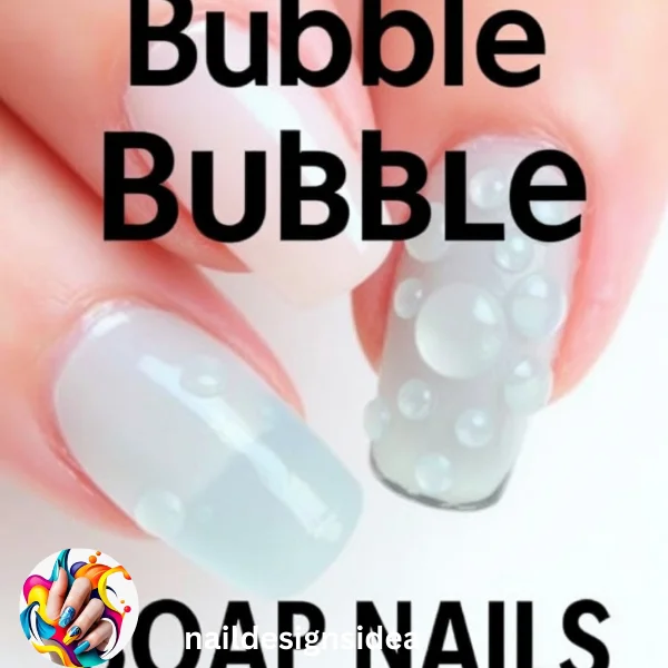 Despite their similar names, bubble and these nails are very different in appearance and application