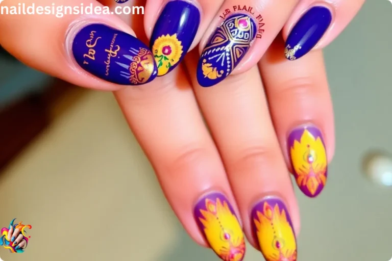 Trending Deepavali Nail Designs for 2024 Diwali Manicure