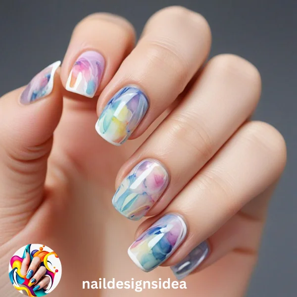 Creative Eye Shadow Nail Designs and Nail Design Ideas 