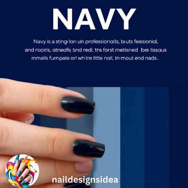 Navy nail colors combine versatility, elegance, and style for any occasion.