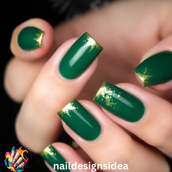 Emerald green is a stunning, rich color that pairs beautifully with the holiday season.