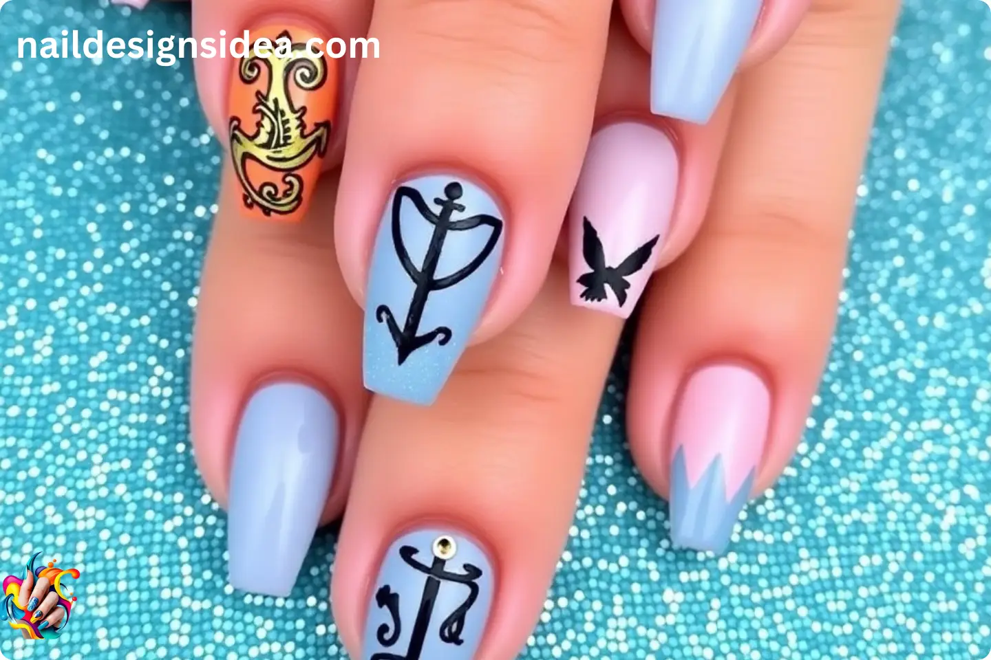 Fearless Nail Ideas for Sagittarius Birthday Manicure