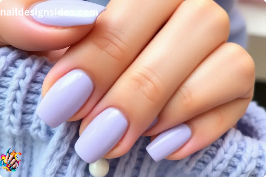 Lavender Haze Donut Nails