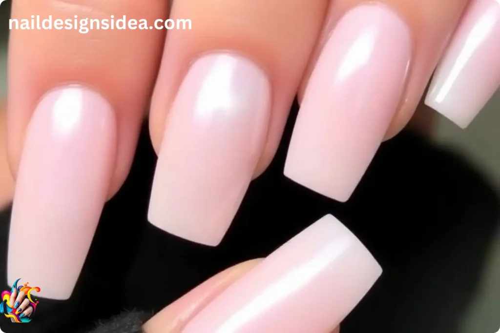 Pearlized Acrylic Nails