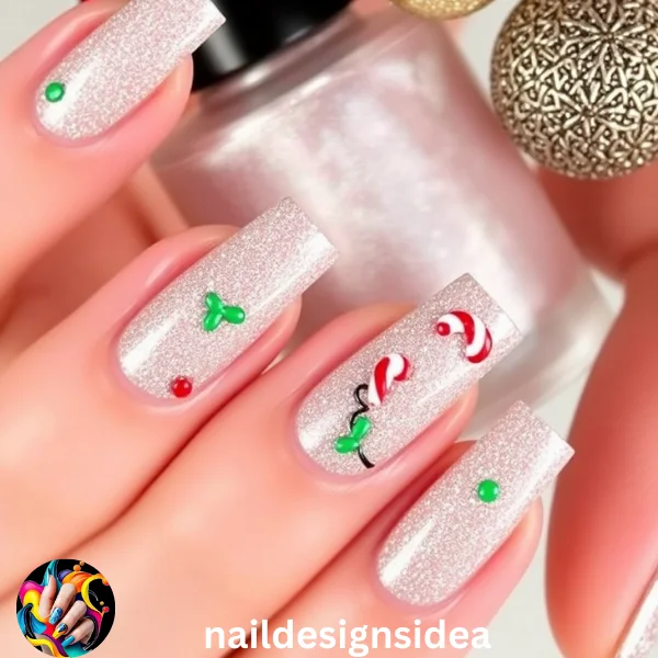 DIY Christmas Nails, Unique and Festive Nail Art Ideas