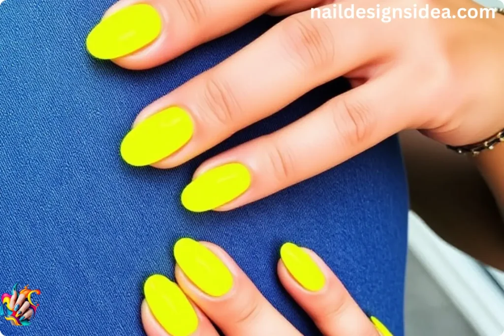 Zendaya’s Neon Yellow Statement Nails 